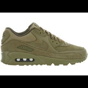 Air Max 90 Premium Neutral Olive Sneakers RARE
